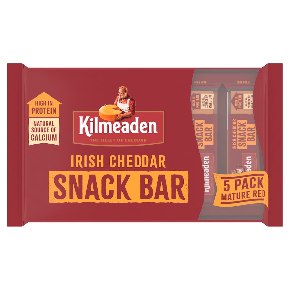 Kilmeaden Irish Cheddar Snack Bar 5X20g
