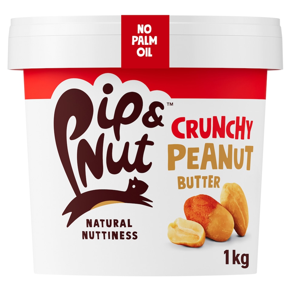 Pip & Nut Crunchy Peanut Butter 1Kg