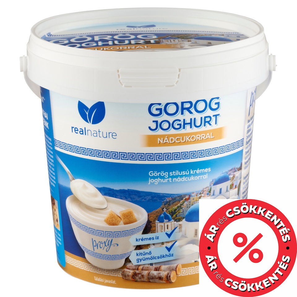 Real Nature Proxy görög joghurt nádcukorral 1 kg