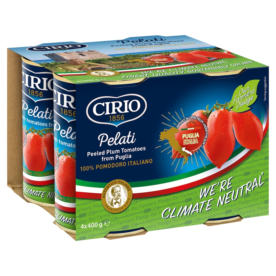 Cirio Peeled Plum Tomatoes 4X400g