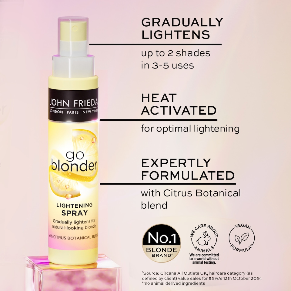 image 1 of John Frieda Go Blonder Lightening Spray 100Ml