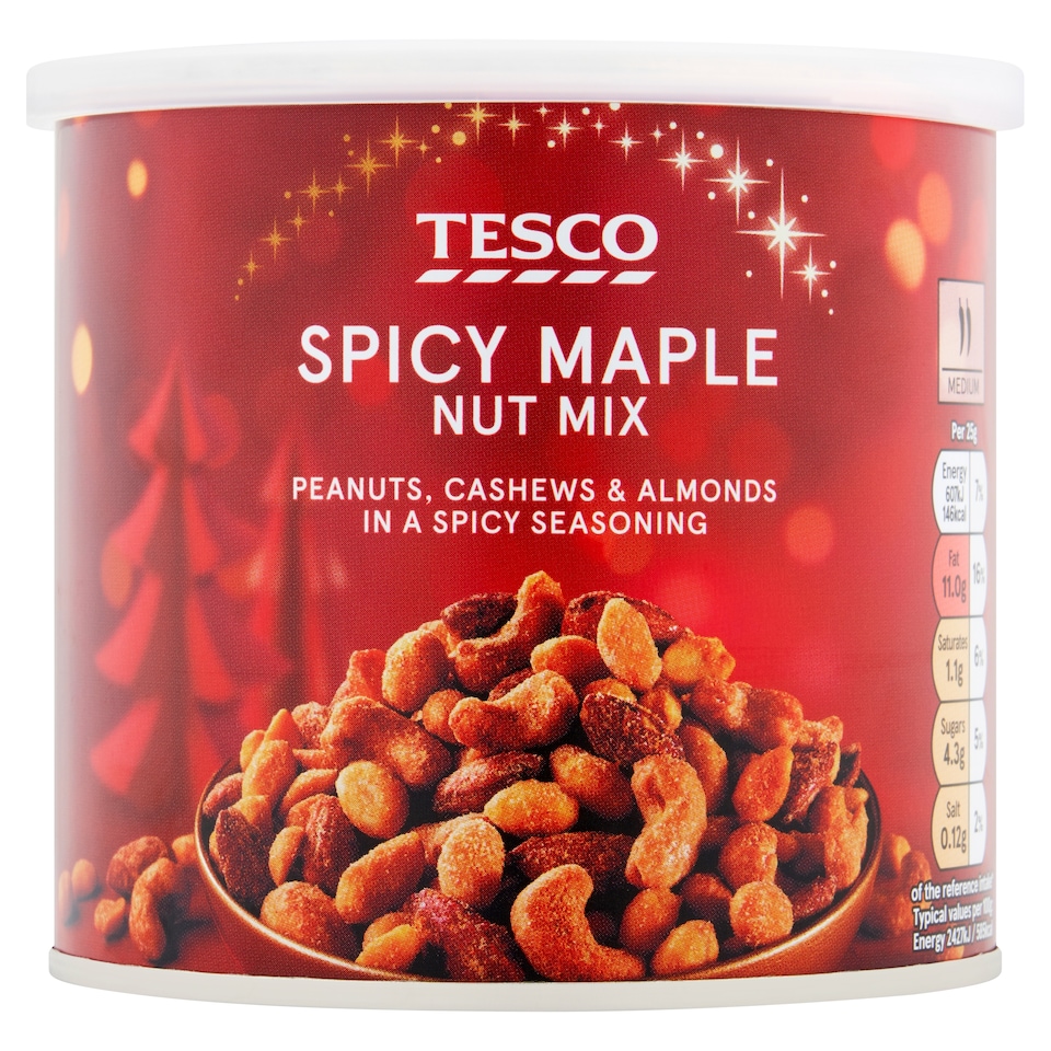Tesco Spicy Maple Honey Nut Mix 300g