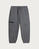 image 4 of F&F Boys Cargo Drawstring Trousers in Grey