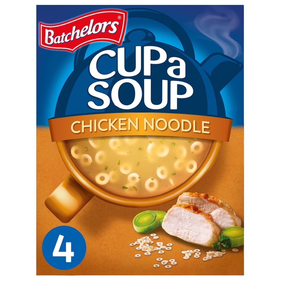 image 1 of Batchelors Cup A Soup Chicken Noodle 4 Pack 94G