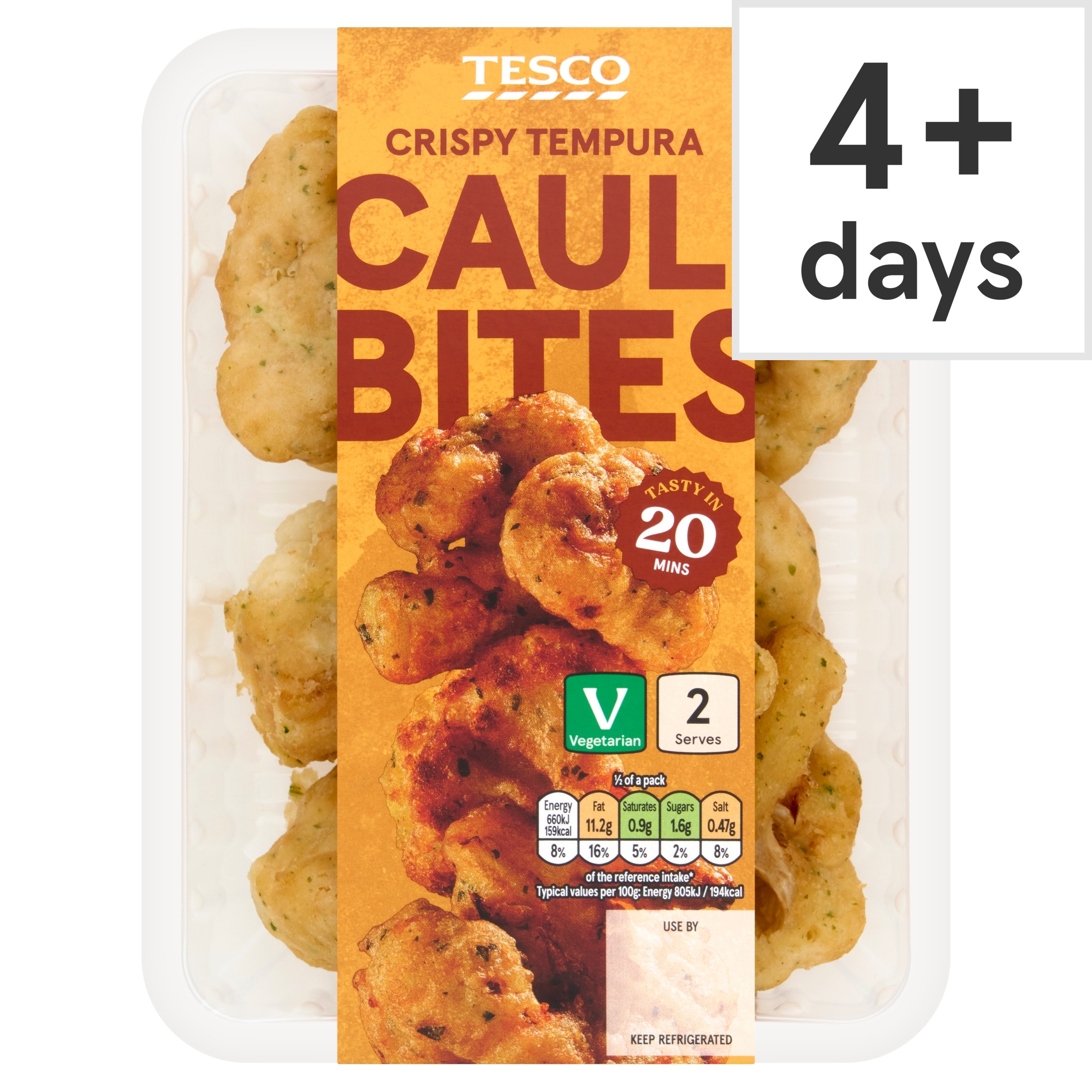 Tesco Tempura Cauliflower Bites 200g