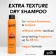 image 2 of Schwarzkopf Got2b Fresh It Up Texture Dry Shampoo 200Ml