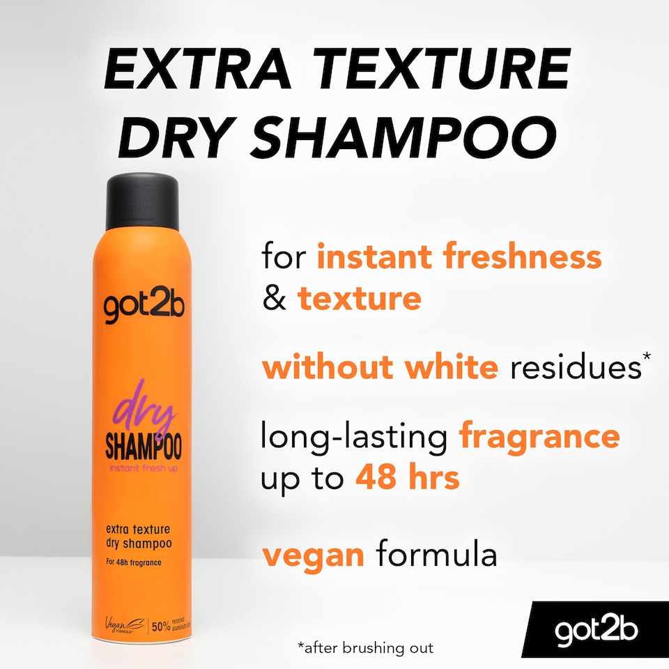 image 1 of Schwarzkopf Got2b Fresh It Up Texture Dry Shampoo 200Ml