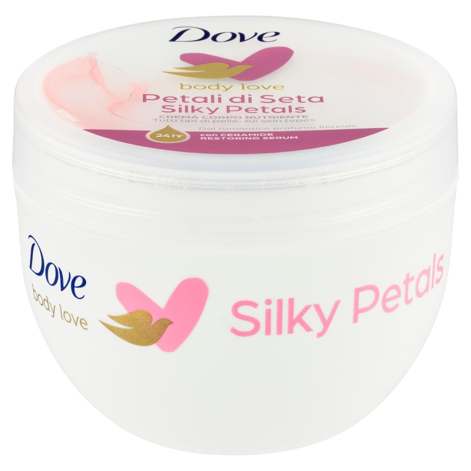 Dove tělový krém Silky Petals 300ml
