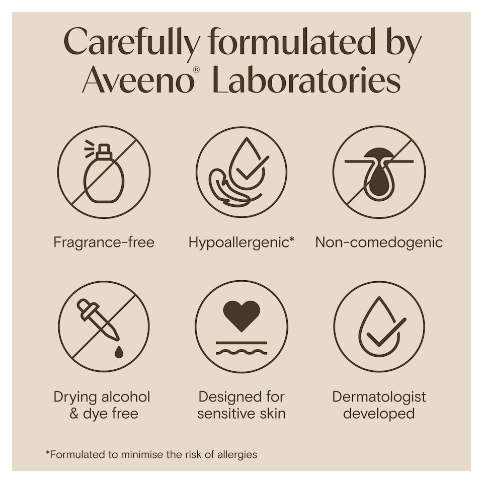 image 1 of Aveeno Face CALM & RESTORE Gentle Exfoliating Face Scrub Wash 150ml