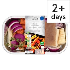 Tesco Finest Roasting Root Vegetables With Honey & Thyme Dressing 400g