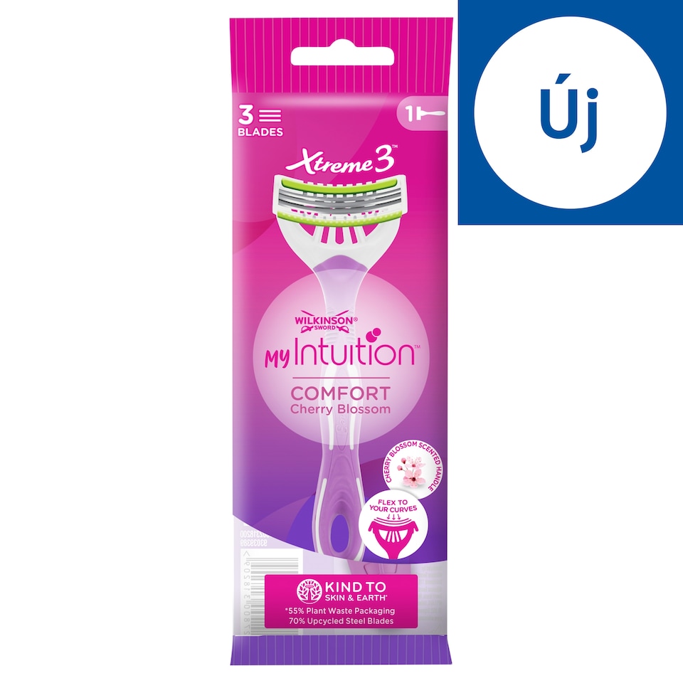 Wilkinson Sword My Intuition Xtreme 3 Comfort Cherry Blossom Disposable Razor