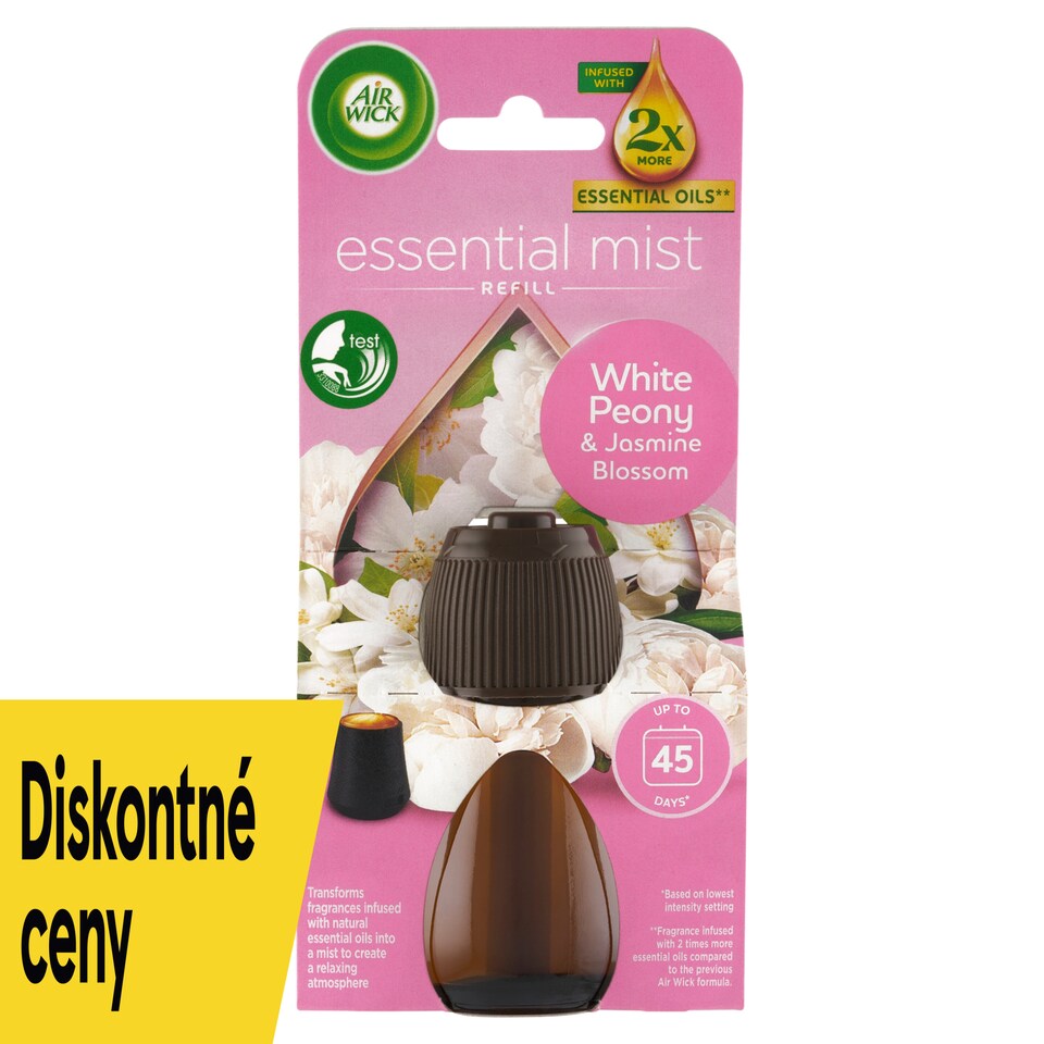 obrázok 1 z Air Wick Náplň pre aroma difuzér pivónia a jazmínový kvet 20 ml