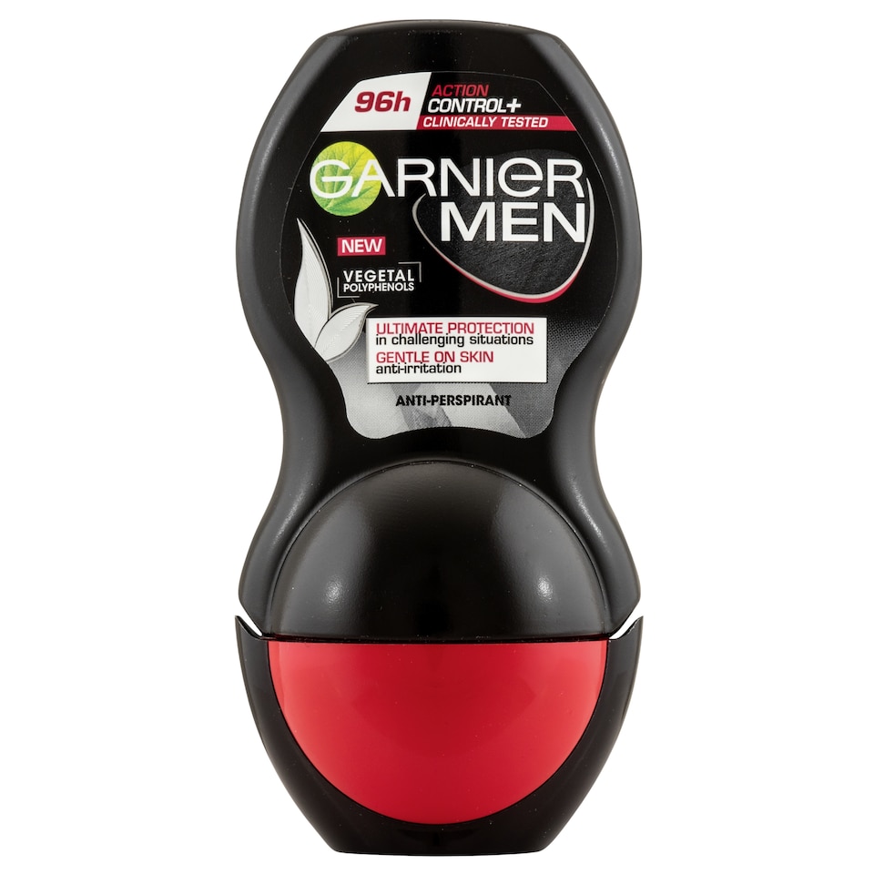 Garnier Men Mineral Action Control+ roll-on Clinically Tested Antiperspirant 50 ml