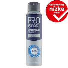 Tesco Pro Formula For Men Sensitive antiperspirant dezodorant 150 ml