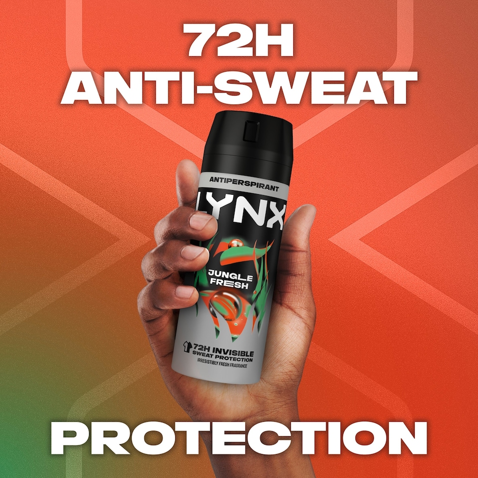 image 1 of Lynx 72h Jungle Fresh Antiperspirant Deodorant for Men 150ml