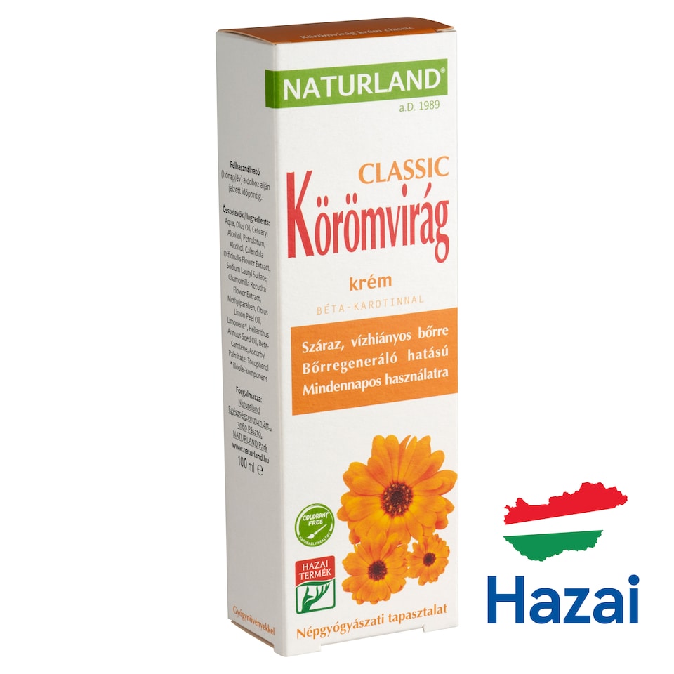 Naturland Classic körömvirág krém béta-karotinnal 100 ml