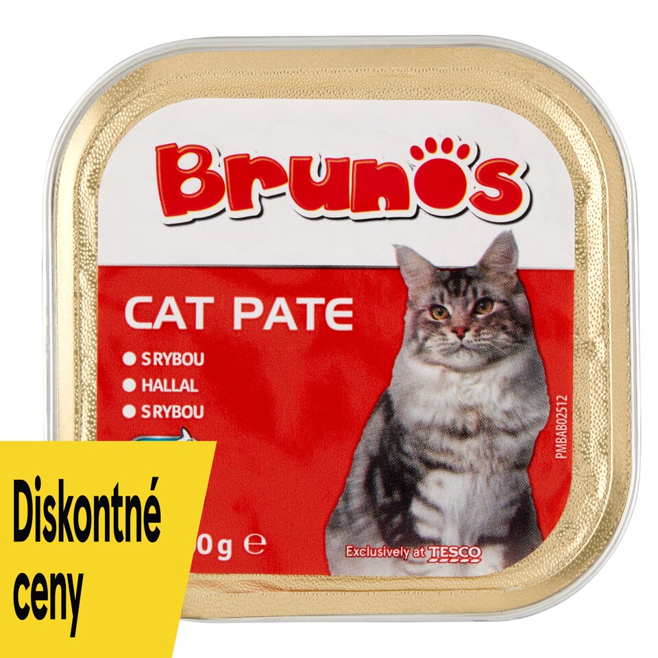 Brunos Cat Pate with Fish 100 g