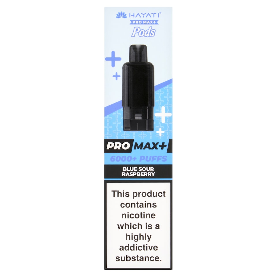 Hayati Pro Max+ Pods Blue Sour Raspberry 20mg