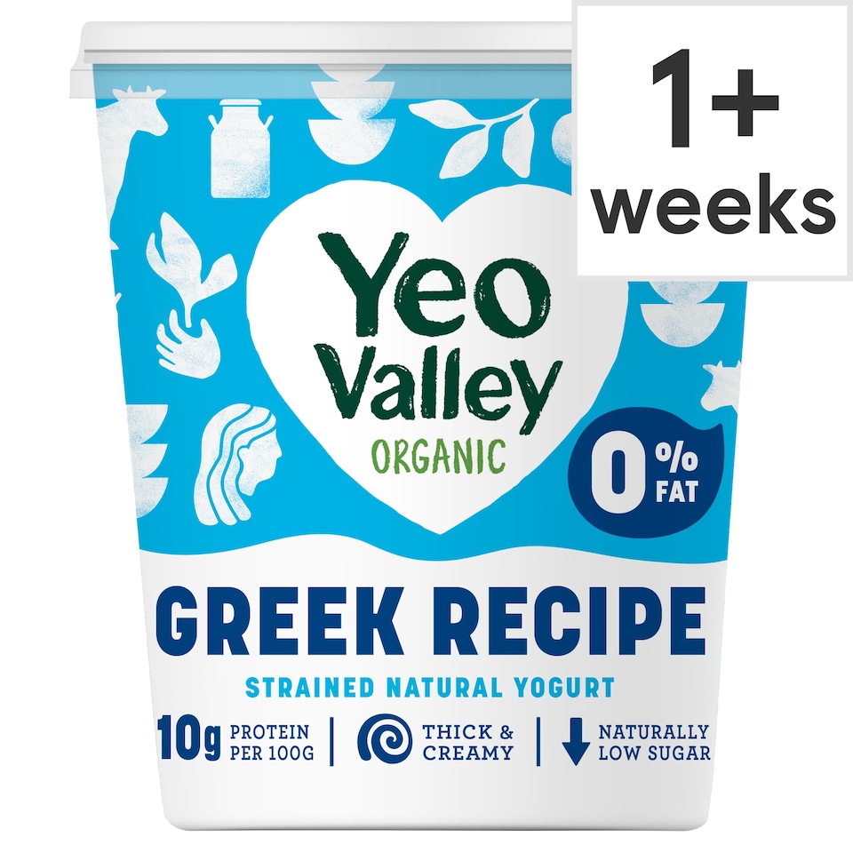 image 1 of Yeo Valley Organic Greek Recipe 0% Fat Natural 850g