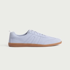 F&F Contrast Sole Lace Up Trainers in Blue