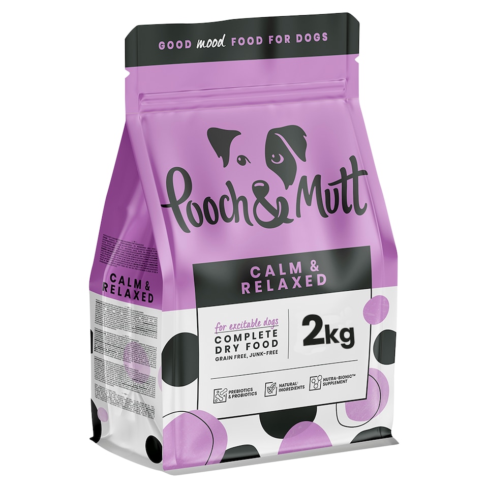 Pooch and Mutt Calm & Relaxed Complete Dry Dog Food Turkey 2kg