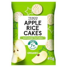 Tesco Apple Rice Cakes 40G