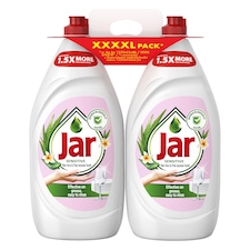 Jar Sensitive Washing Up Liquid Aloe Vera & Pink Jasmine Mild on Hands 2.7 L