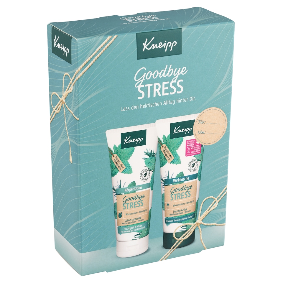 Obrázek 1 pro produkt Kneipp Goodbye Stress dárková sada 2 x 200ml