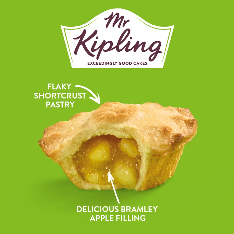 image 1 of Mr Kipling Bramley Apple Pies 6 Pack