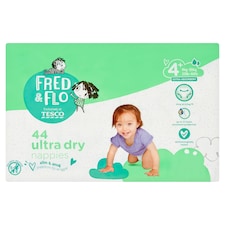 Fred & Flo Ultra Dry Nappies Size 4+ 44 Pack