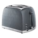 image 2 of Russell Hobbs Honeycomb Toaster Grey