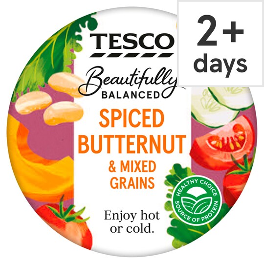 Tesco Beautifully Balanced Spiced Butternut & Mixed Grains 215G Tesco