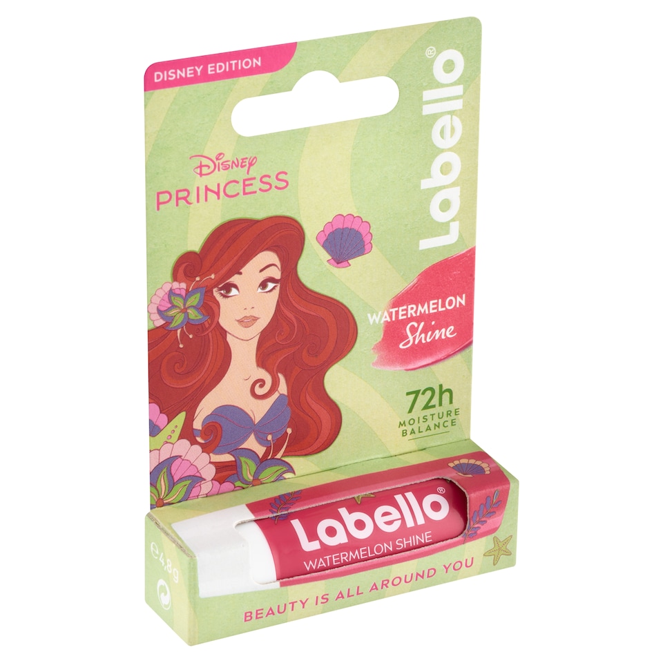 Obrázek 1 pro produkt Labello Watermelon Shine Pečující balzám na rty - Limited Disney Princess Edition 4,8g