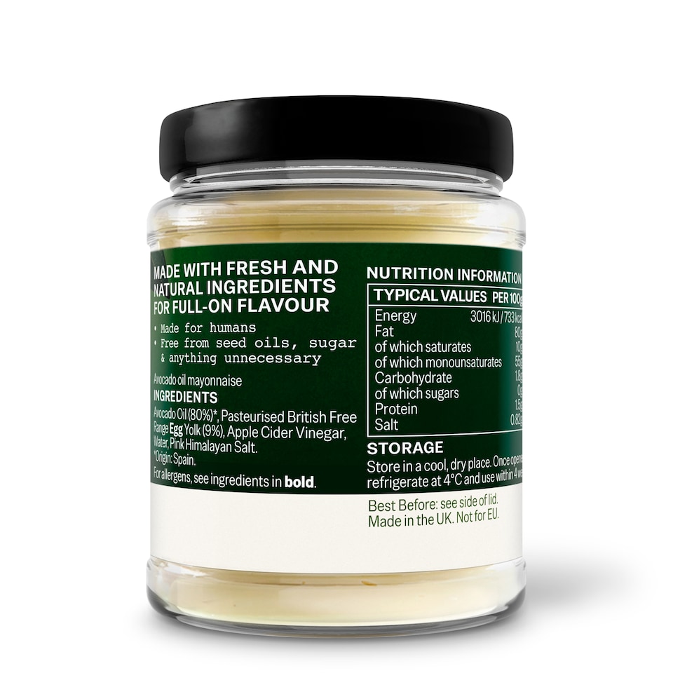 image 1 of Hunter & Gather Avocado Oil Mayonnaise Classic 175g