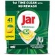 image 2 of Jar Original Dishwasher Tablets, Lemon,  41 Capsules,  1st Time Clean, No Rewash