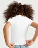 image 3 of F&F Girls Cotton Rich Sweet Energy Costa Rica Slogan T-Shirt in White