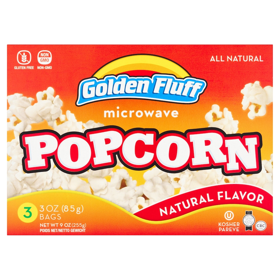 Golden Fluff Microwave Popcorn 3S 255G