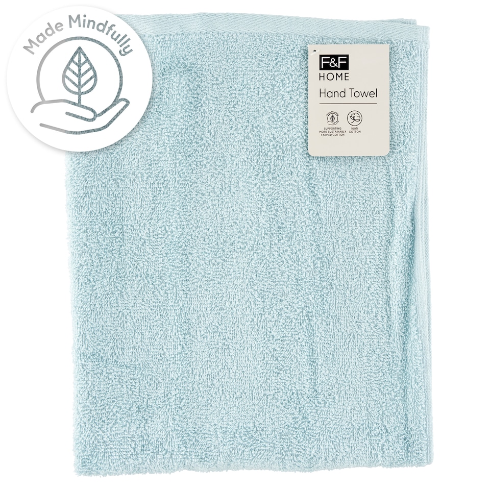 F&F Home világoskék kéztörlő 50 cm x 90 cm