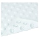 image 2 of F&F Home Rubber Bubble Bath Mat White