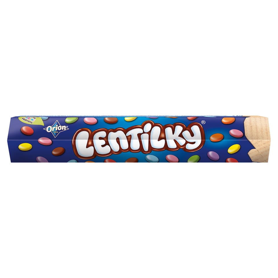 ORION LENTILKY Milk Chocolate Dragees 120 g