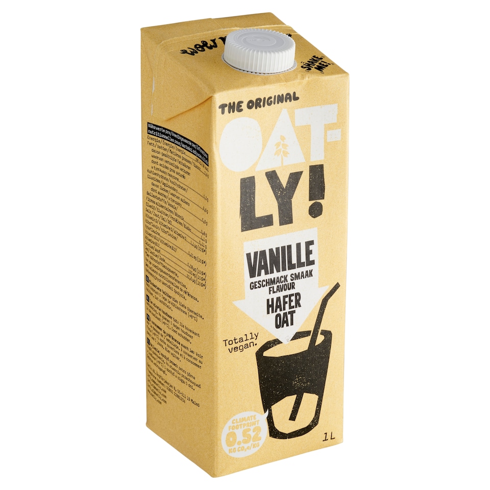 Obrázek 1 pro produkt Oatly! Ovesný nápoj s vanilkovou příchutí 1l