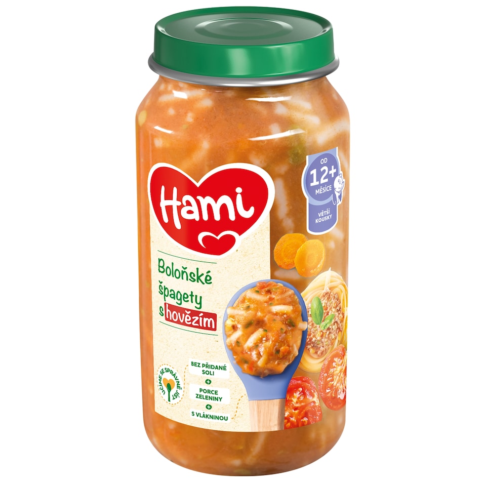 image 1 of Hami Baby Food Bolognese Spaghetti with Beef 250g