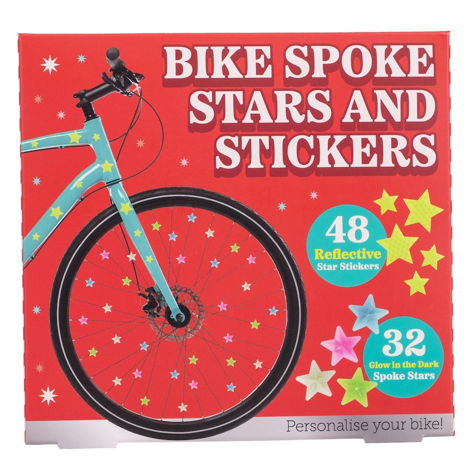 image 1 of Bike Spoke Stars & Stickers Christmas Gift