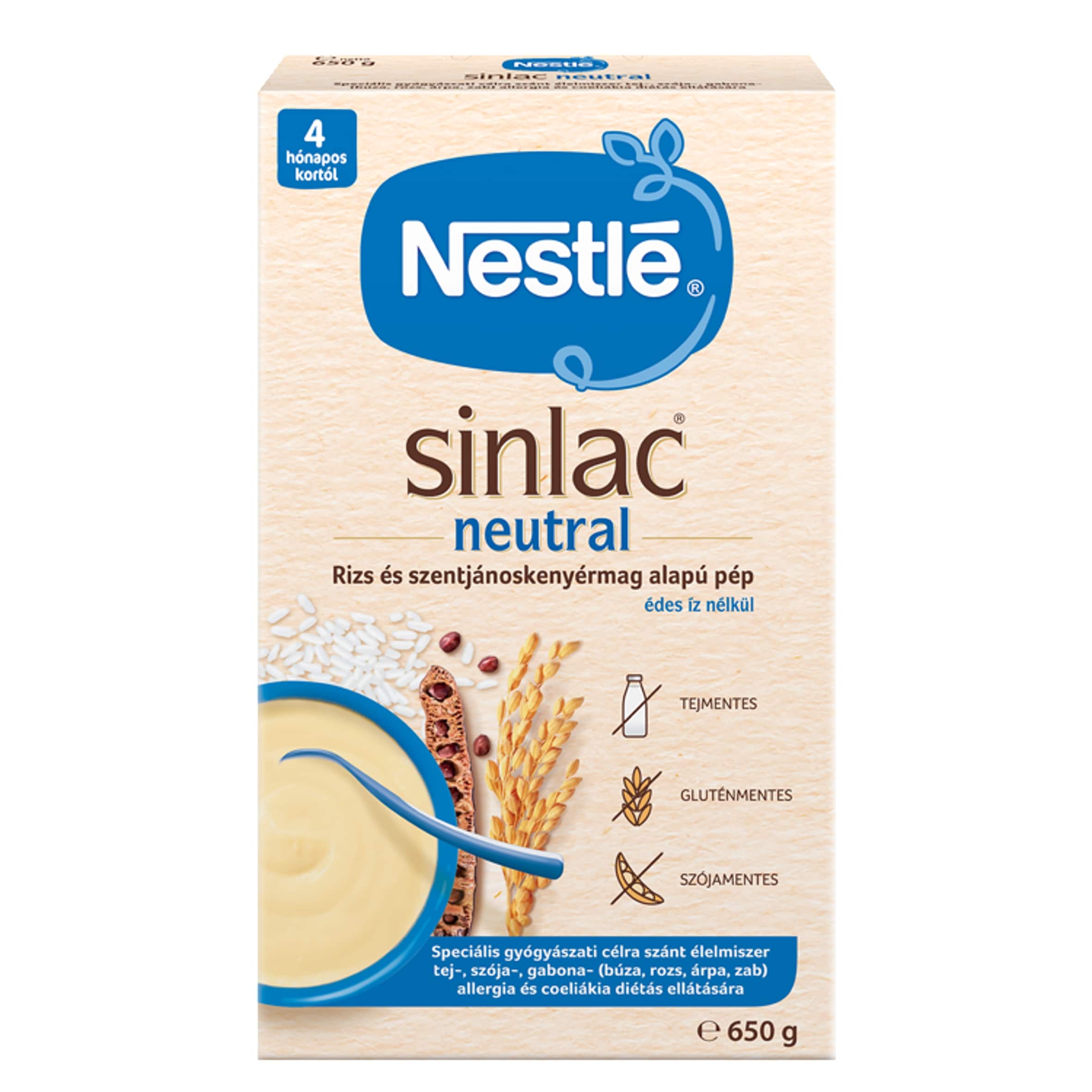 Nestlé Sinlac Neutral Rice and Locust Based Pulp without Sweet Taste 4 ...