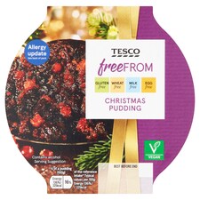 Tesco Free From Christmas Pudding 400G