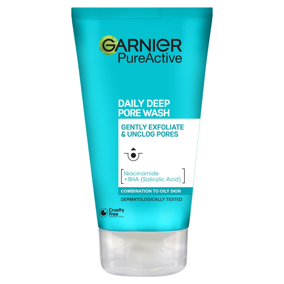 Garnier Pure Active Anti-Blackhead Wash 150Ml
