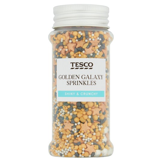 Tesco Golden Galaxy Sprinkles 80G Tesco Groceries