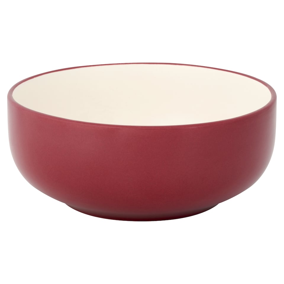 Tesco Aura Burgundy cereal bowl