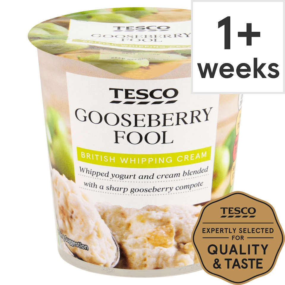 Tesco Gooseberry Fool 114g