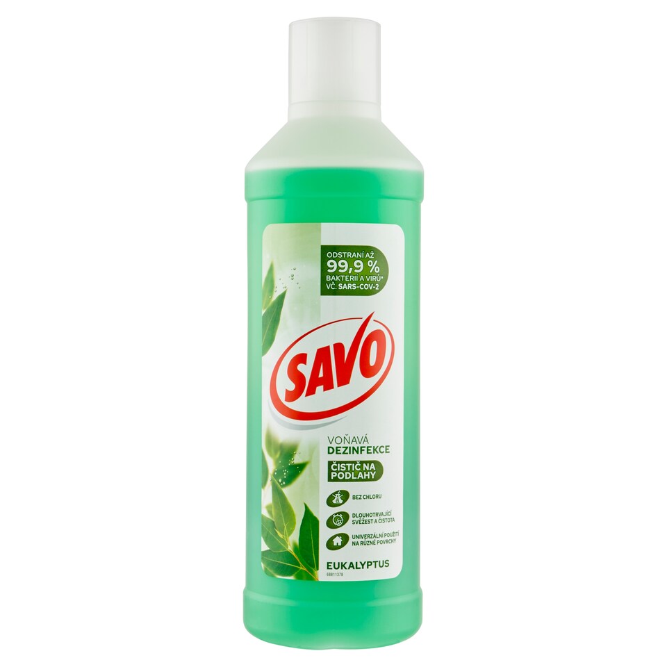 Obrázek 1 pro produkt Savo Bez chloru Na podlahy Eukalyptus 1000ml